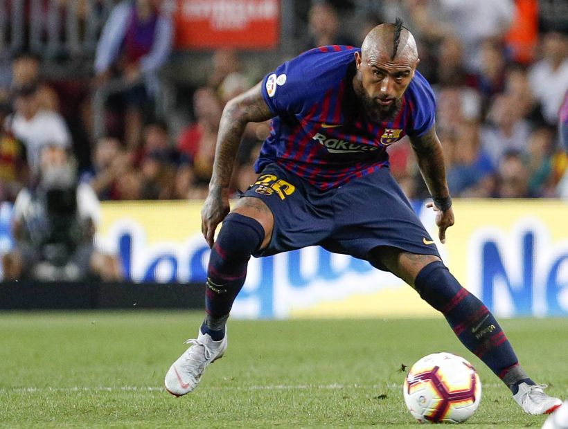 Vidal será titular en el encuentro entre Barcelona y Celta de Vigo