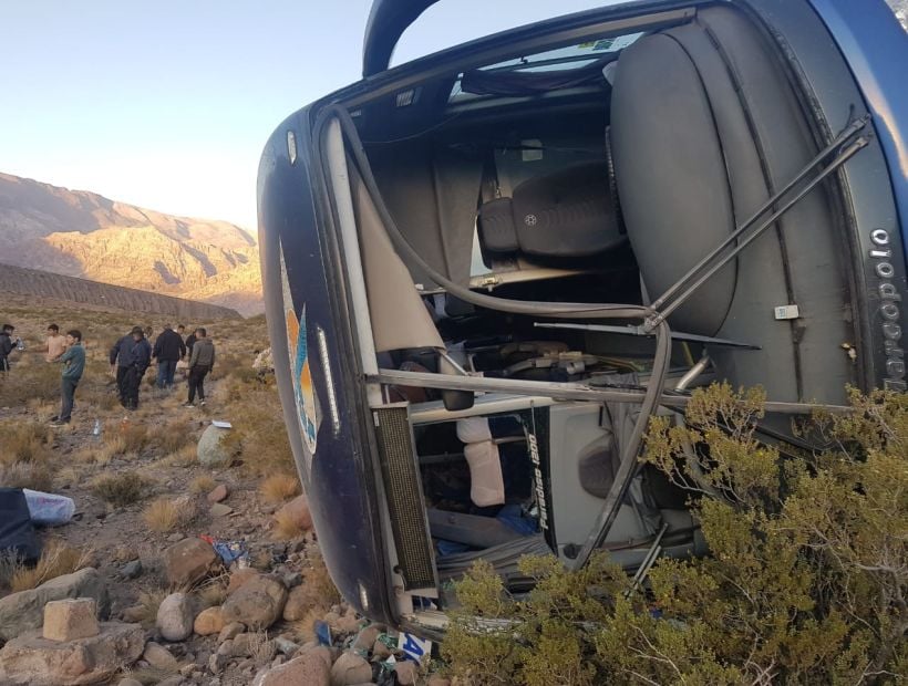 Chofer de bus que volcó en Mendoza será acusado de homicidio culposo agravado