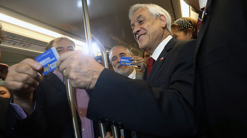 Presidente Piñera dijo que Linea 10 de Metro no fue 