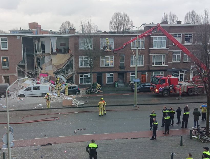 [VIDEO] Explosión en La Haya provoca el colapso de al menos tres edificios