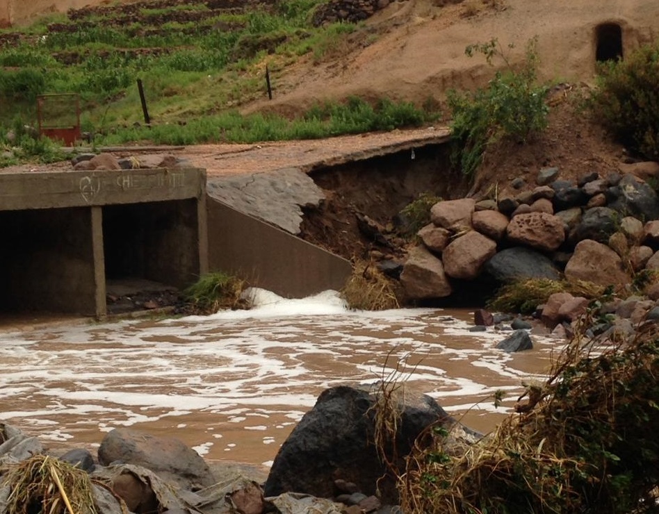 [FOTOS] Se encuentra aislado acceso a Toconce soychile.cl