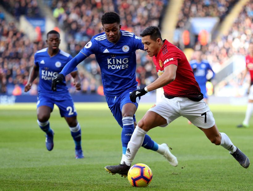 Alexis Sánchez no gravitó en triunfo del United en visita al Leicester