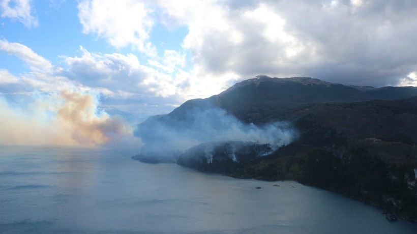 Declaran Alerta Roja por incendios forestales en Aysén