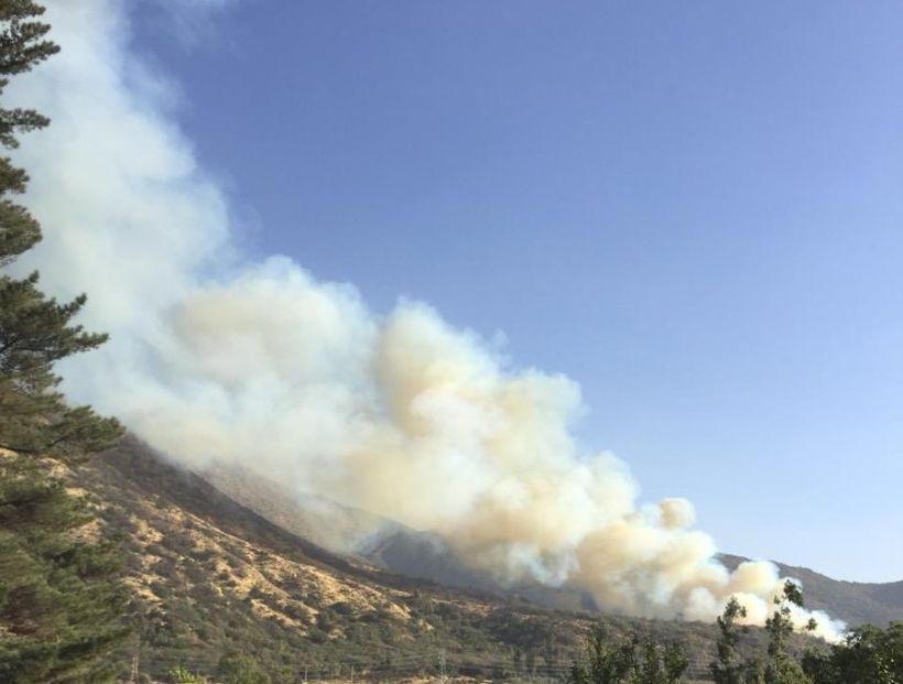 Declaran Alerta Roja Comunal en Pirque por incendios forestales