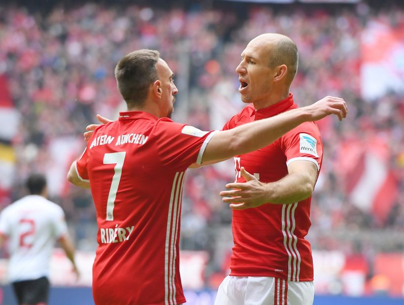 El fin de una era: Bayern Münich evalúa organizar partido de despedida para Ribéry y Robben