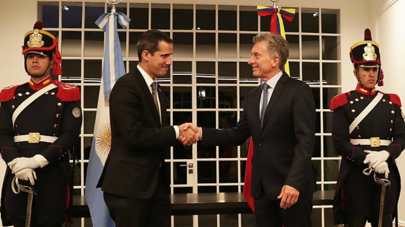 Guaidó aseguró que su reunión con Macri en Argentina fue 