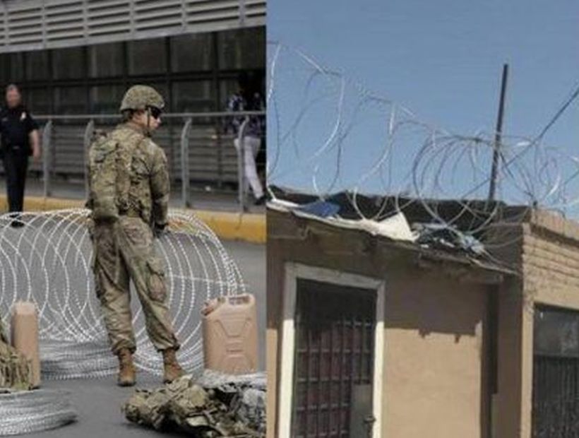 [VIDEO] Robaron alambre de púas del muro fronterizo con Estados Unidos para proteger sus casas en Tijuana