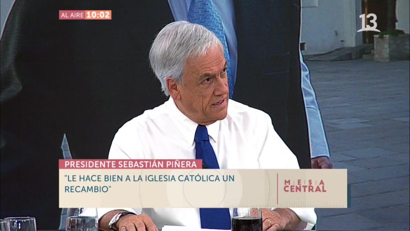 Sebastián Piñera sobre salida de Ezzati: 