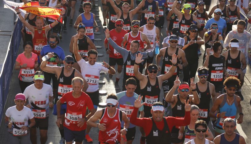 Más de 33 mil personas asistieron a la Maratón de Santiago