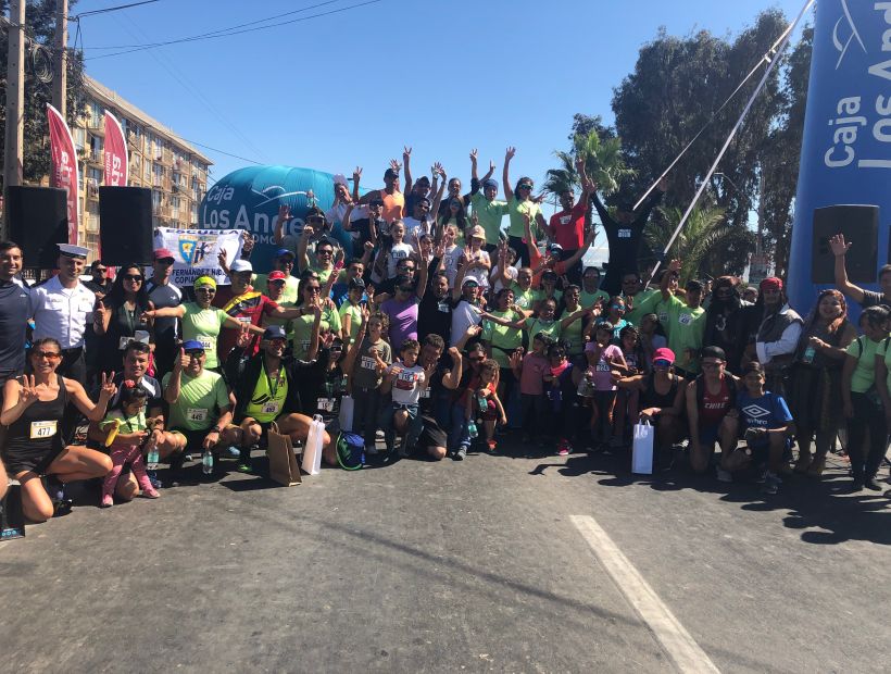 La corrida de aniversario de Carabineros tuvo un marcado sentido familiar (Foto: Carabineros de Atacama)
