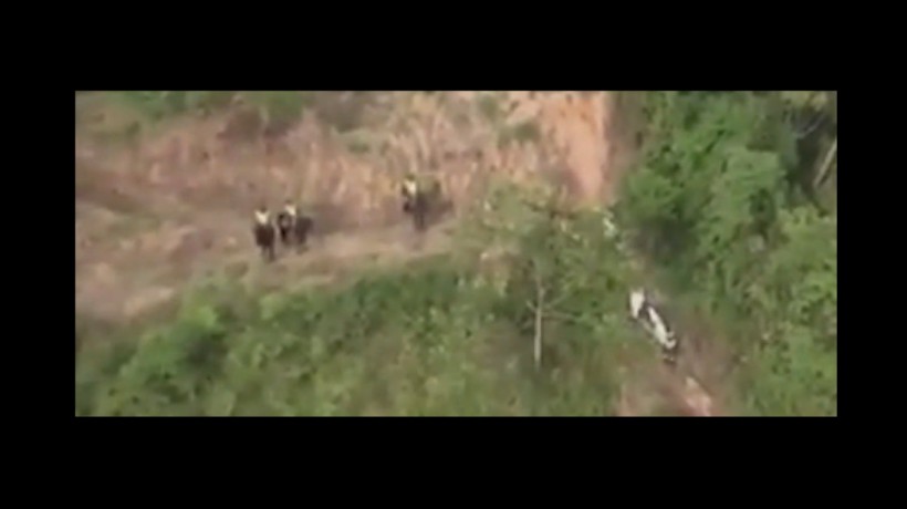 [VIDEO] Publican vista aérea del lugar donde fue encontrado el cuerpo de Ilse Ojeda