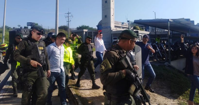 Colombiano acusado por muerte de Ilse Ojeda fue formalizado y llevado a cárcel de alta seguridad