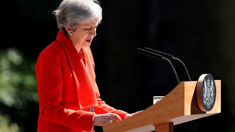 Primera ministra británica anunció que dimitirá el 7 de junio