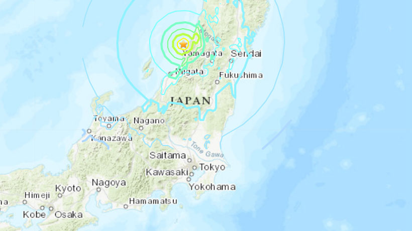 Japón quedó bajo alarma de tsunami tras fuerte sismo 6,8