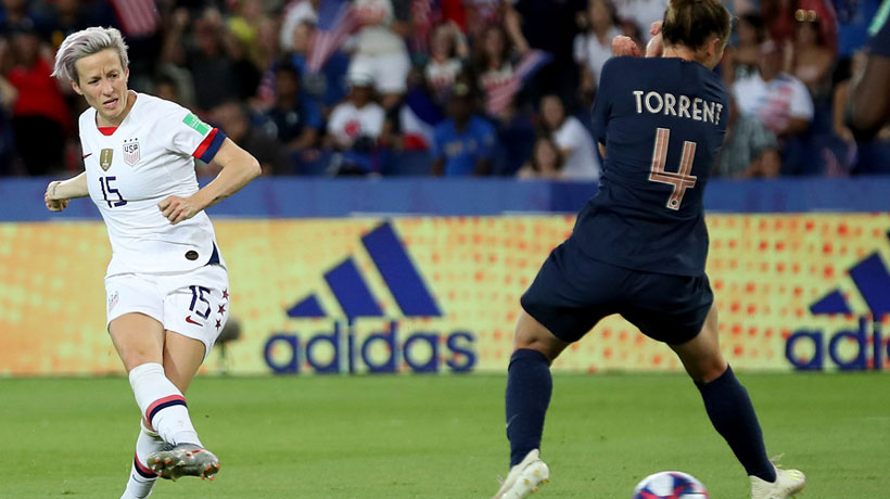 Estados Unidos venció a Francia y se instaló en semifinales