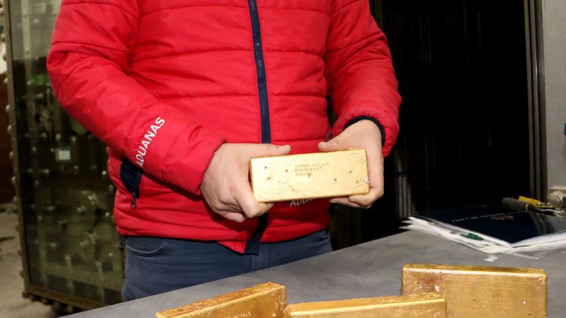 Lingotes de oro serán subastados por el Servicio Nacional de Aduanas