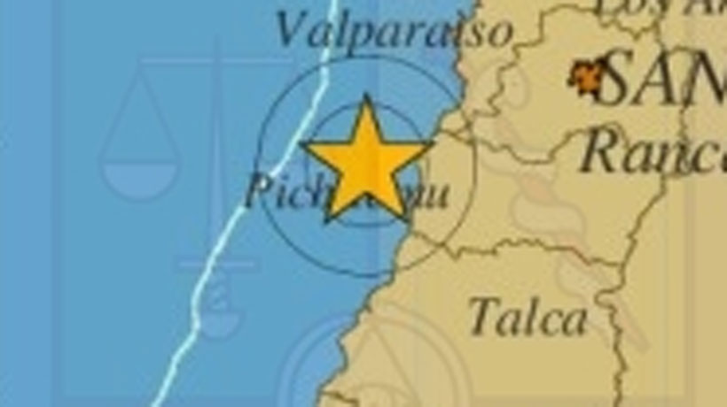 Sismo 6.6 Richter se sintió en la zona central del país