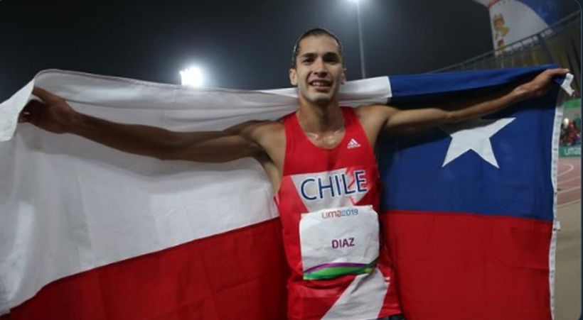 Carlos Díaz ganó medalla de Bronce en los 5 mil metros de los Juegos Panamericanos 2019