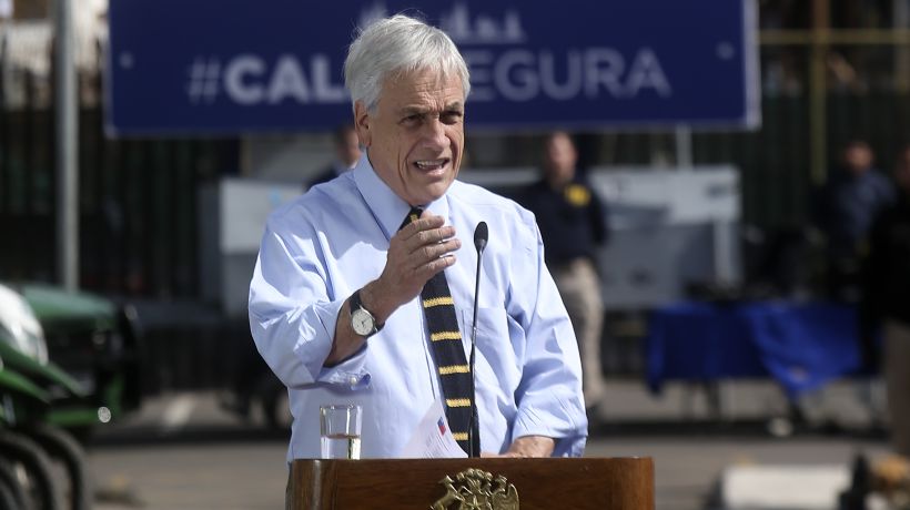Sebastián Piñera presentó nuevo globo de televigilacia en Puente Alto