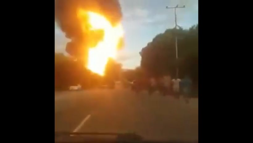 [VIDEO] Explosión de planta de gas de Pdvsa impacta a Venezuela