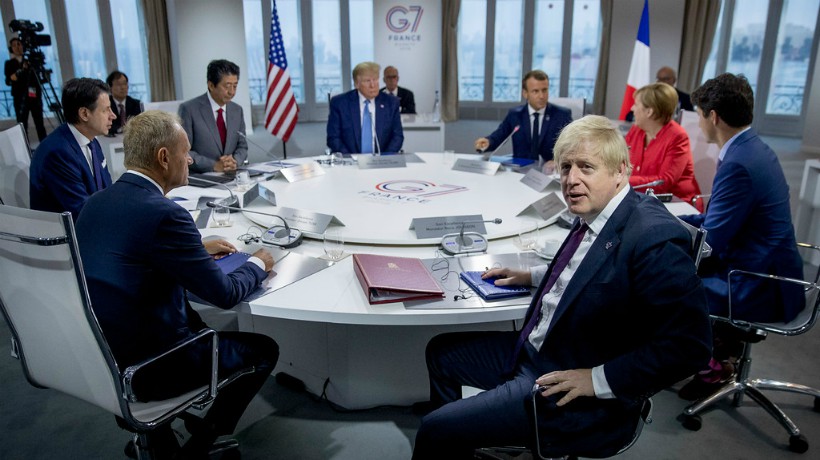 Líderes del G7 acordaron reforzar el diálogo y la coordinación con Rusia