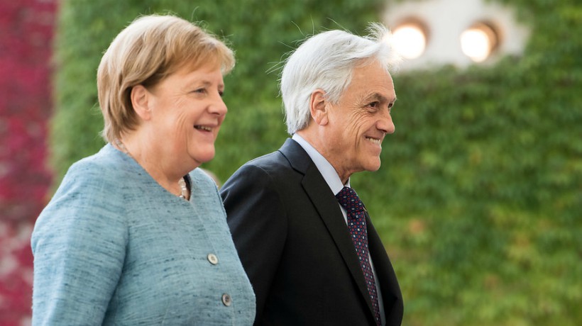G7: Reunión de Piñera y Ángela Merkel estuvo marcada por temas medioambientales