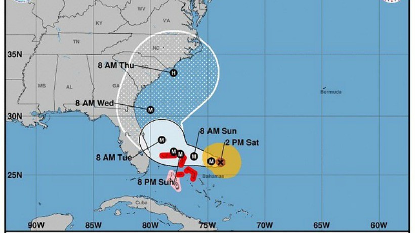 El 'Dorian' se convierte en huracán de categoría 5 antes de alcanzar las Bahamas