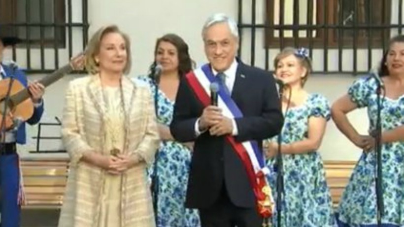 Sebastián Piñera encabeza celebraciones por Fiestas Patrias en La Moneda