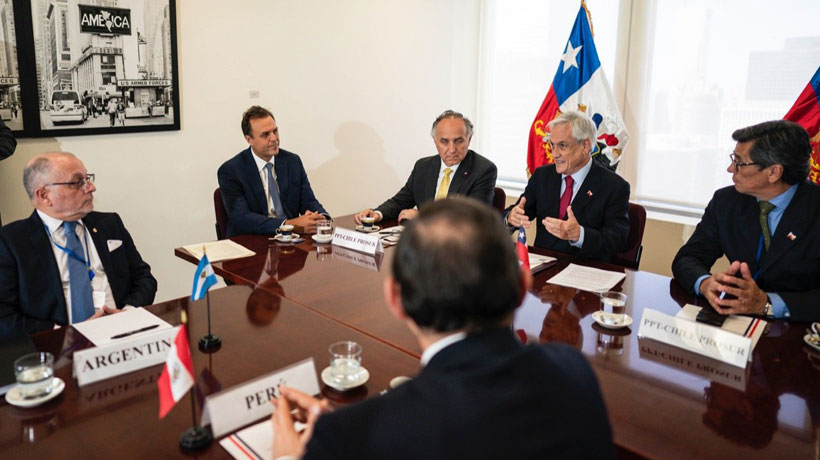 Piñera lideró cita con que se dio inicio al funcionamiento de Prosur