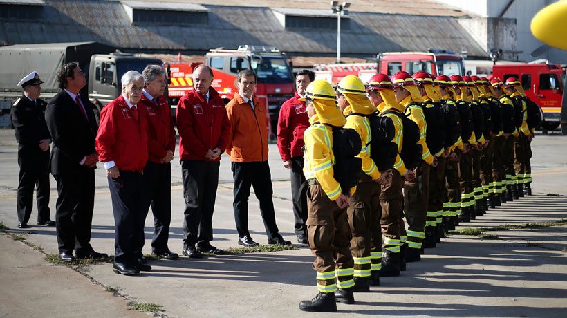 Presidente Piñera lanzó plan para la prevención y combate de incendios forestales