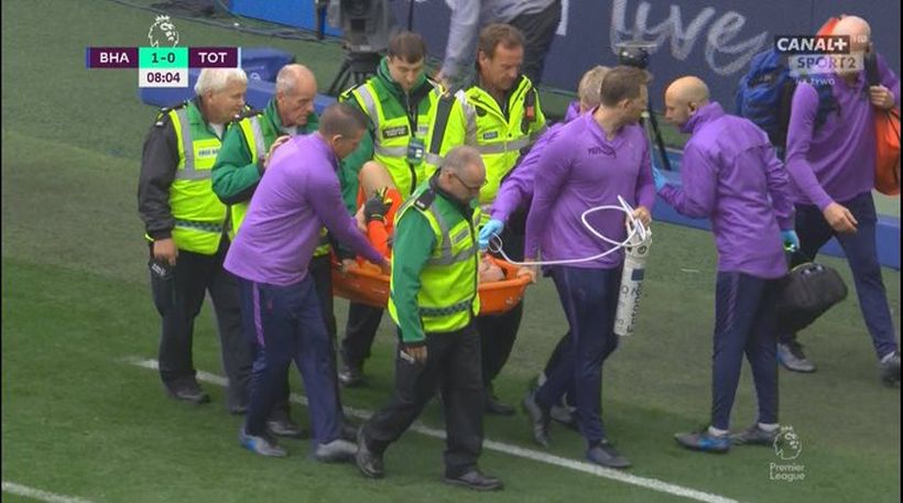 [VIDEO] Una horrible lesión sufrió el arquero del Tottenham y campeón del mundo con la selección francesa