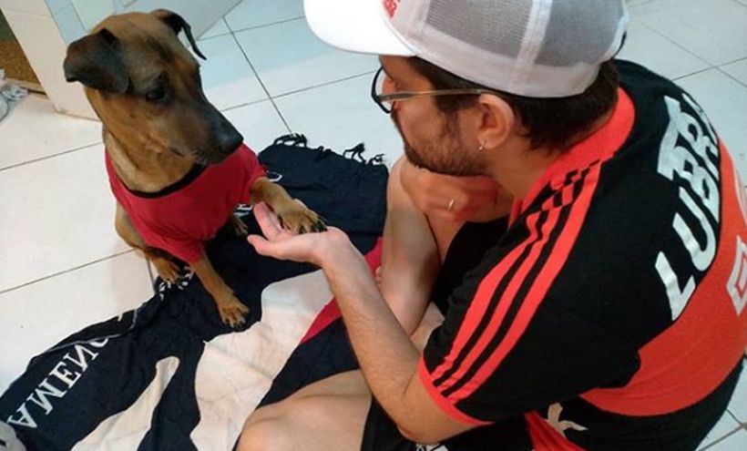 Hincha de Flamengo subasta entrada de Copa Libertadores para costear tratamiento de su perro