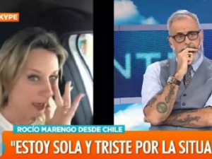 [VIDEO] Roció Marengo lloro en la TV Argentina por la situación en Chile