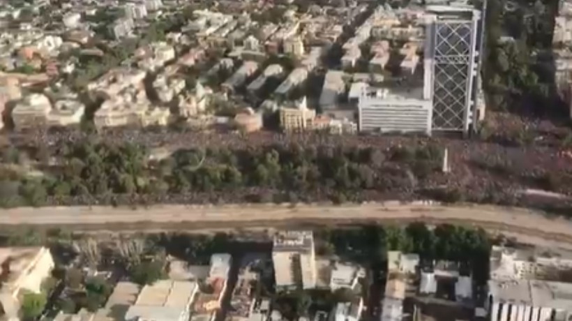[VIDEO] Plaza Italia: así se ve la 