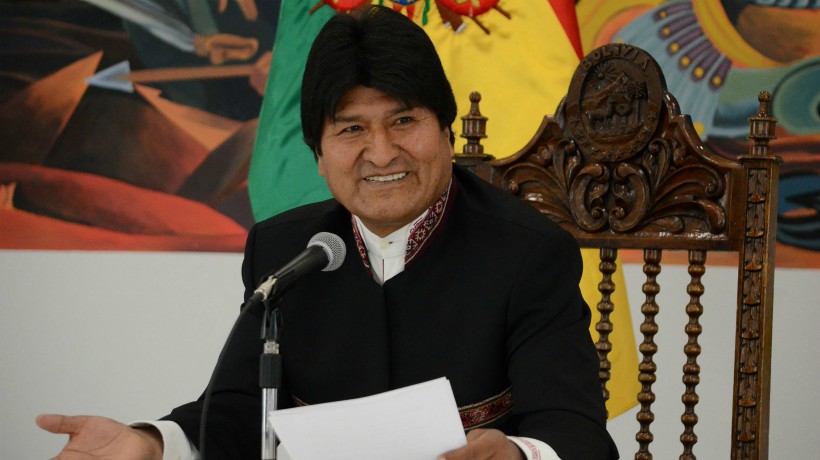 [VIDEO] Helicóptero de Evo Morales aterrizó de emergencia tras sufrir un 
