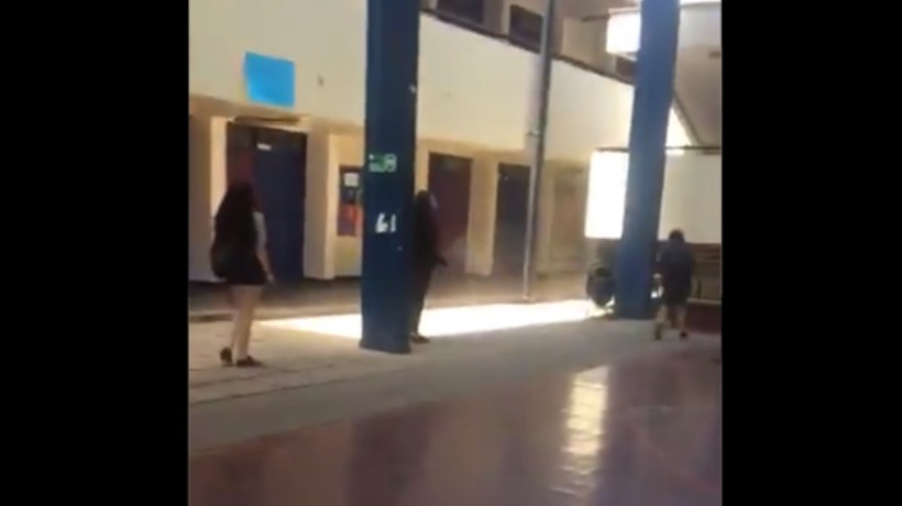 [VIDEO] Dos estudiantes del Liceo 7 resultaron heridas con perdigones