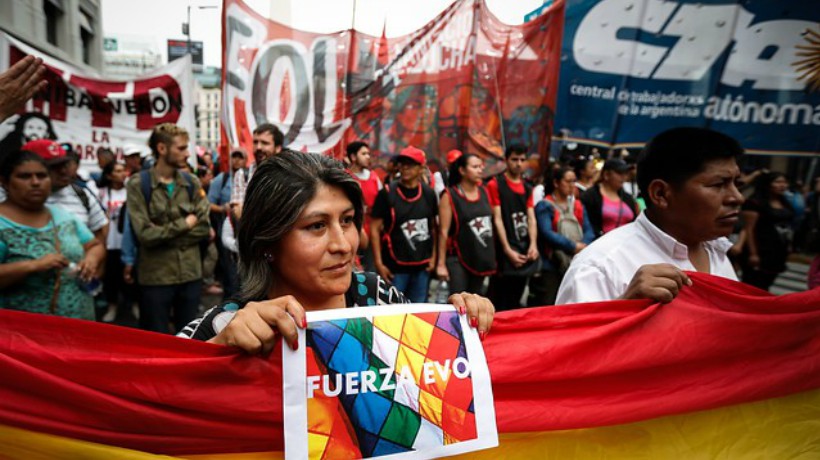 Comunidades Interculturales de Bolivia anuncian levantamiento en defensa de Evo Morales
