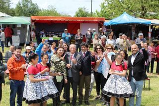 La fiesta costumbrista reunió a residentes del sector y visitantes (Foto: Comunicaciones Municipalidad de Paillaco)