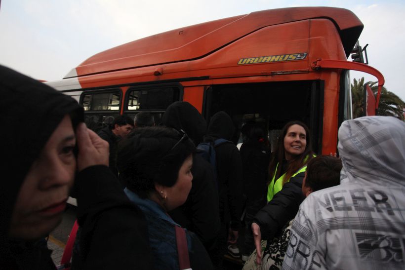 Transportes anunció refuerzo de buses a partir de las 16.30 horas