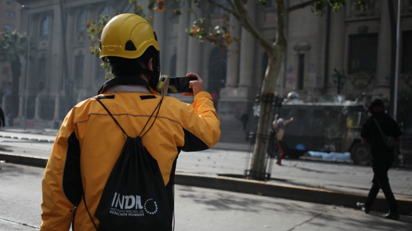 INDH constató que 241 personas presentan daños oculares tras protestas