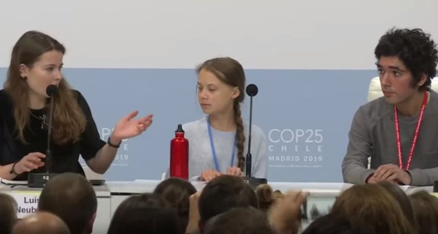 Greta Thunberg aprovechó atención mediática para dar tribuna a jóvenes activistas del mundo