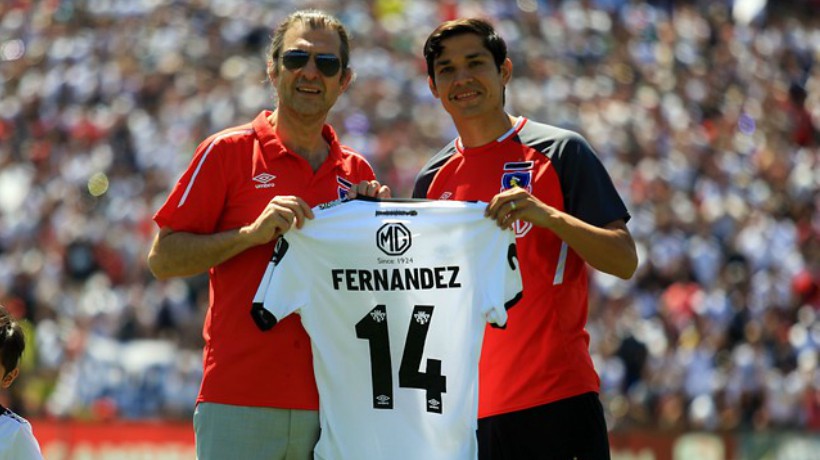 Matías Fernández fue presentado a lo grande en el Estadio Monumental
