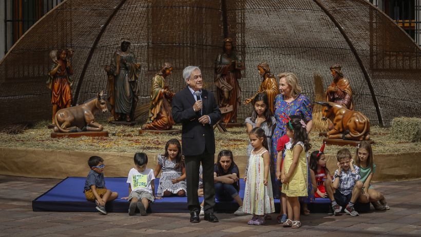 Presidente Piñera dijo esperar que valores de la Navidad 