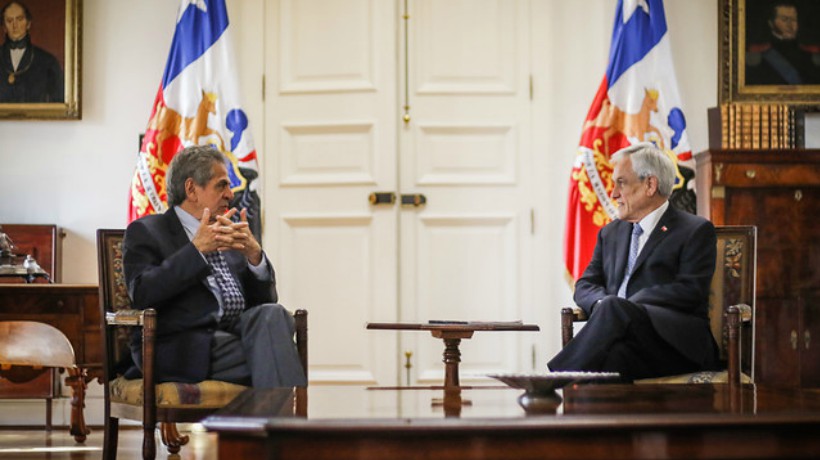Ministro Haroldo Brito se despidió del Presidente Piñera en La Moneda