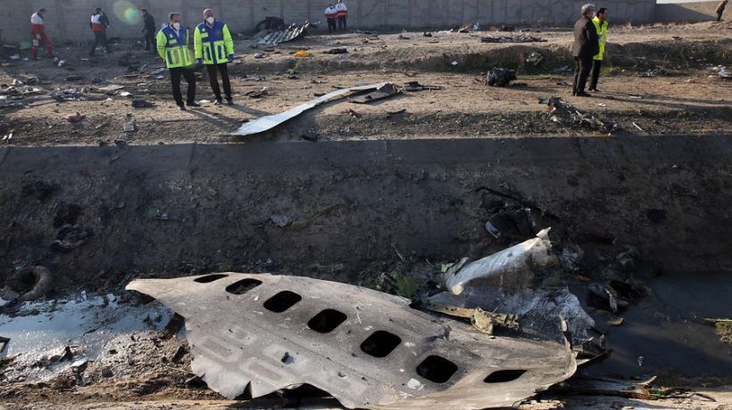 Más de 170 personas murieron en accidente de avión ucraniano en Irán