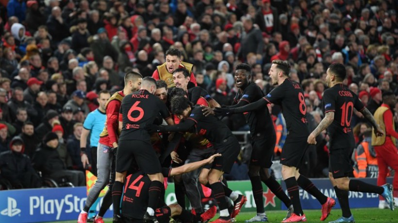Atlético de Madrid avanzó a cuartos tras increíble remontada al Liverpool