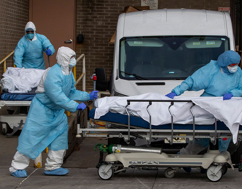 EE.UU. rebasa la barrera de los 10 mil muertos por coronavirus