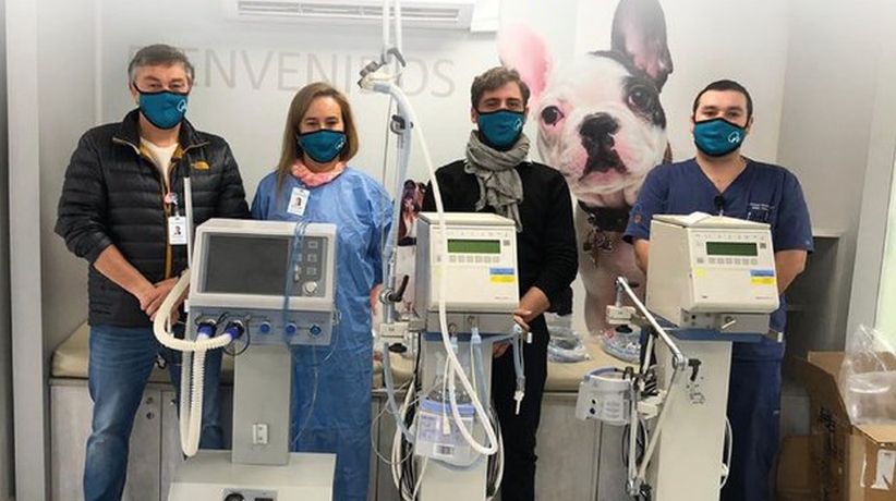 Colegio Médico Veterinario entrega primeros ventiladores mecánicos al Minsal