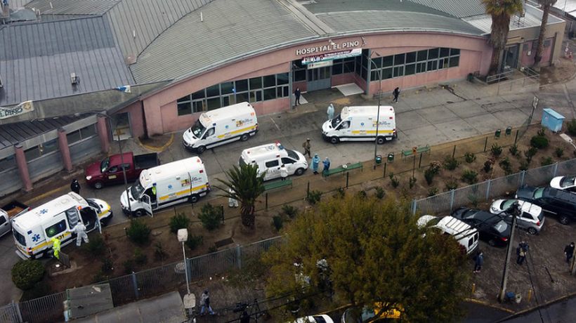 Hospital El Pino tras colapso: 
