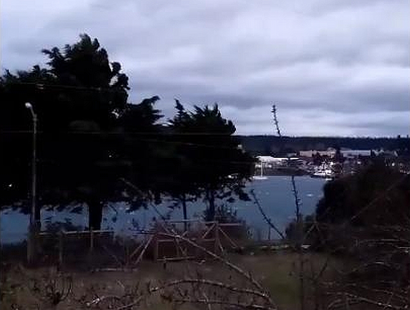 Siguen los fuertes vientos en la Región de Los Lagos y ...